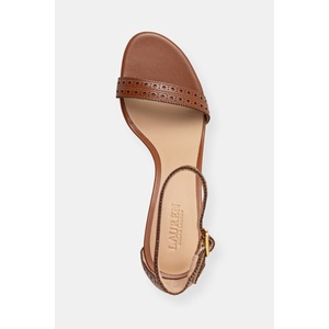 Lauren Ralph Lauren сандали обувки с висок ток кожени Allie M (802P10639002.200)