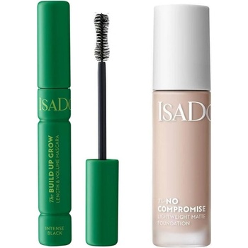 IsaDora Сет Изящен грим Isadora Спирала Intense Black The Build Up Grow § Матиращ фон дьо тен No Compromise
