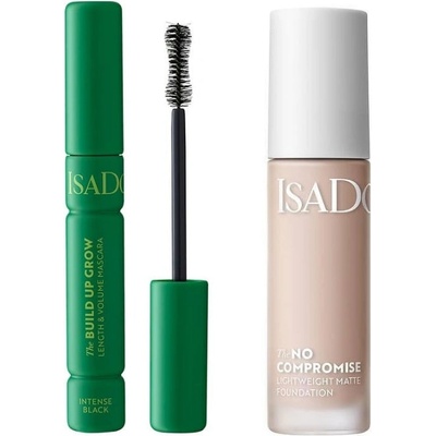 IsaDora Сет Изящен грим Isadora Спирала Intense Black The Build Up Grow § Матиращ фон дьо тен No Compromise