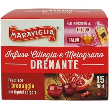 Maraviglia Drenante чай от череша и нар - диуретик кутия 15 пакетчета