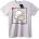 NOONEBRAND Тениска Сладко коте прегръдка - 2XL, White