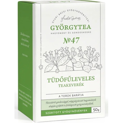Györgytea No47 Čajová směs z listů plicníku lékařského kamarád hrdla 50 g