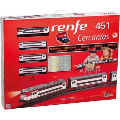 Pequetren 685 Osobný vlak Cercanías Renfe 451 kovový, na batérie