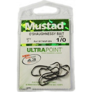 Mustad O´shaughnessy Bait vel.1 10 ks
