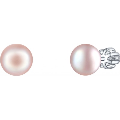 Olivie stříbrné náušnice PERLY PINK 7985
