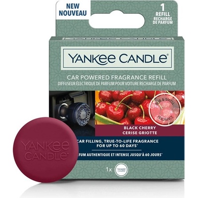 Yankee Candle Black Cherry difuzér do zapalovače - náhradní náplň