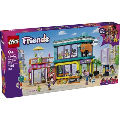LEGO® Friends 42674 Obchod s komiksy a videohrami