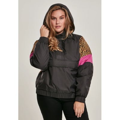Urban Classics Дамско яке в три цвята от Urban Classics Ladies AOP Mixed Pull OverUB-TB3063-01945 - Черен, размер 4XL