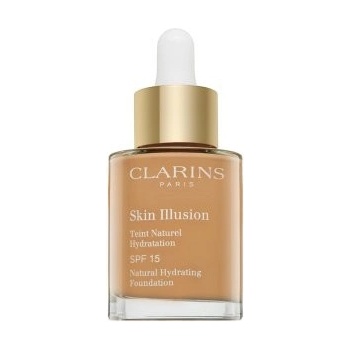 Clarins Skin Illusion Natural Hydrating SPF15 hydratační make-up s uv filtrem 112 Amber 30 ml