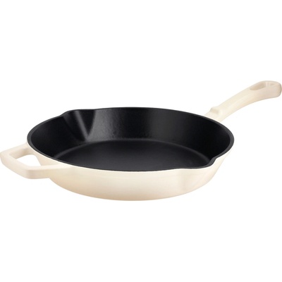 SILVERCREST Litinová grilovací pánev Premium, Ø 25 cm (kulatá, krémová)