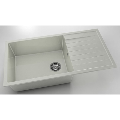 FAT Мивка Vanguard 230, Polymer marble, 02 Полярен гранит, с включен сифон