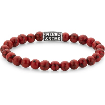REBEL & ROSE náramok Red Delight Vintage RR-80099-V