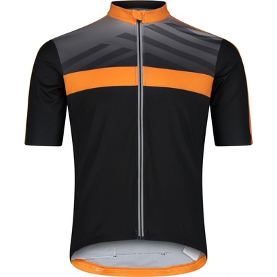 CMP MAN BIKE T-SHIRT čierna sivá oranžová
