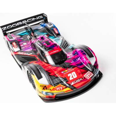 ZooRacing Karoserie čirá Hyrax 190mm Hyper Car 0,7mm