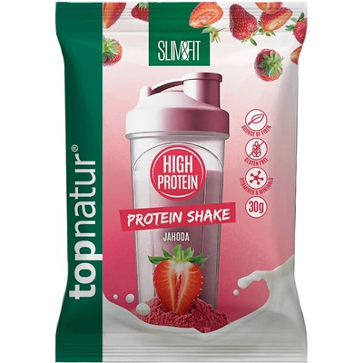 Topnatur Slim&Fit shake jahoda bez lepku 30 g