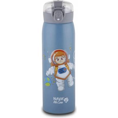 Nava termohrnek pro děti 500 ml modrý We Care