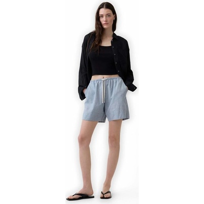 GAP 866111-05 kraťasy z lněné směsi modrá