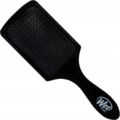 Wet Brush Paddle Detangler kefa na vlasy Black