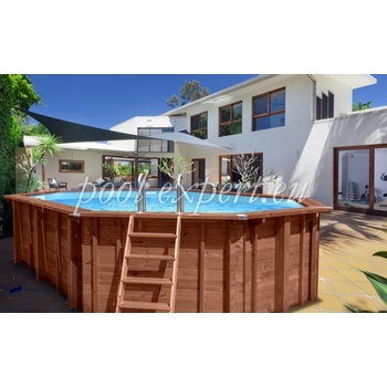 Image 1 of POOL EXPERT Овален дървен басейн 727 х 396 х 136 см