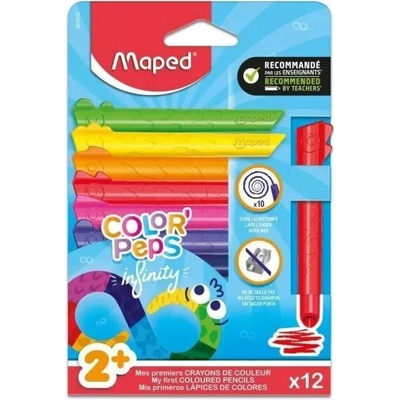 Maped Color Peps Infinity Kidy sada farebných ceruziek 12 ks