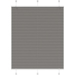 vidaXL Плисирана щора Антрацит 105x150 cm Ширина на плата 104, 4 cm (4015093)