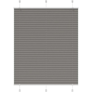 vidaXL Плисирана щора Антрацит 105x150 cm Ширина на плата 104, 4 cm (4015093)