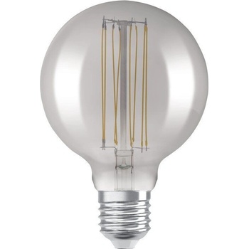 Osram LED žárovka globe Vintage, 11 W, 500 lm, teplá bílá, E27