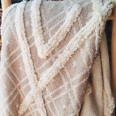 My Soul Depot Одеяло в екрю lily (ber013)