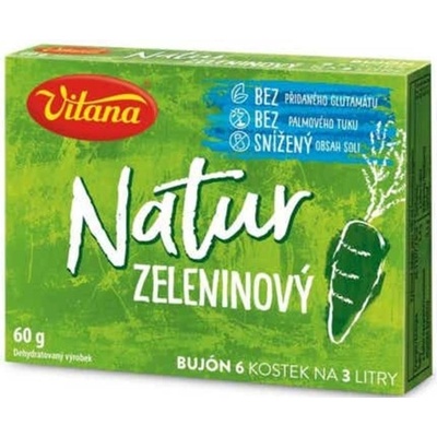 Vitana Natur bujón zeleninový 6ks 60 g