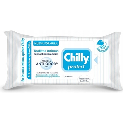 Chilly Intima Protect obrúsky na intímnu hygienu 12 ks