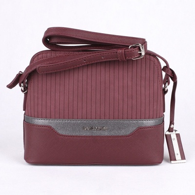 David Jones dámská malá crossbody kabelka 6103-1 tmavěčervená