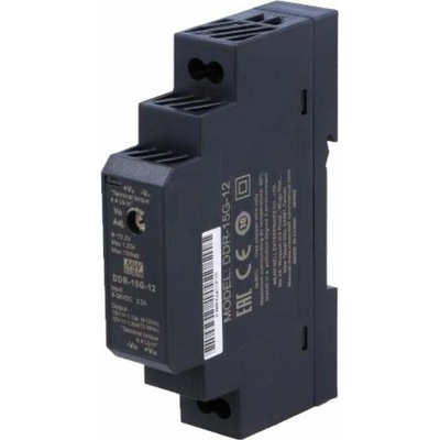 Mean Well DDR-15G spínaný zdroj na DIN lištu