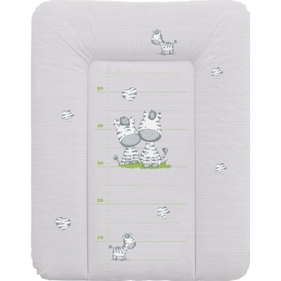 Ceba Baby Podložka Zebra šedá měkká 70 x 50
