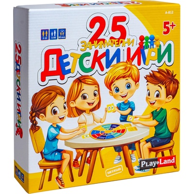 Play Land Настолна игра PlayLand: 25 Занимателни игри - Детска (A-812)