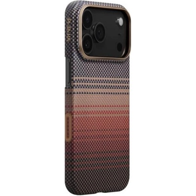 PITAKA Magsafe Калъф за iPhone 17 Pro, Pitaka Edge Sunset Case, Кафяв (KI1702SP)