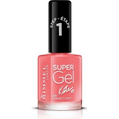 Rimmel London RIMMEL Super Gel, lak na nechty s 3D efektom 031 Perfect posy 12 ml, 031 Perfect P.