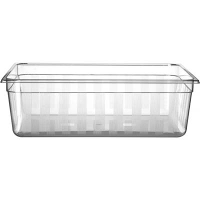 HENDI 861196 | Polykarbonátová nádoba GN 2/1, HENDI, GN 2/1, 58L, Průhledná