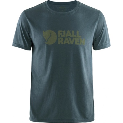 Fjällräven Мъжка тениска Fjällräven Fjällräven Logo T-shirt - Navy (016-6755-0212)