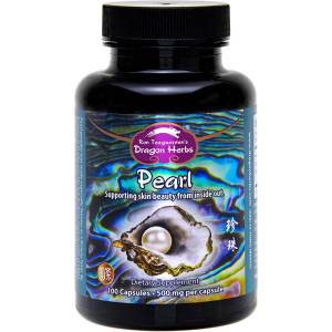 Dragon Herbs Перли от бели стриди 100 капсули | Dragon Herbs (005397 (539) DH)
