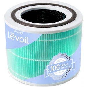 Levoit Резервен филтър за пречиствател на въздух Levoit Core 300/300S/P350/300P, 1 бр, 3 степенна филтрация, H13 True HEPA, Срещу токсини, Тюркоаз (Core 300 - toxins)