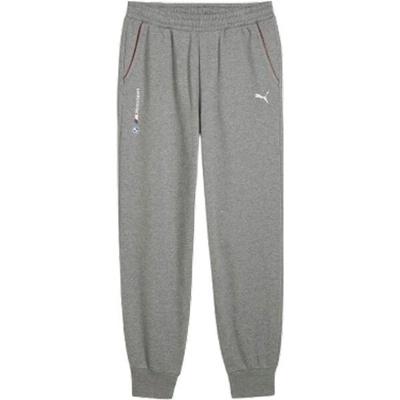 Puma BMW MOTORSPORT ESSENTIALS+ pants FLEECE šedá