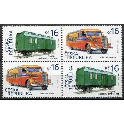 Česká pošta (2017) Pof. 916 - 917 ** - Česká republika - Historická vozidla (7)