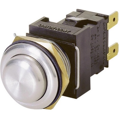 Arcolectric (Bulgin Ltd.) H8351RPAAA, H8351RPAAA tlačítko antivandal, 19 mm, 250 V/AC, 16 A, 1 ks
