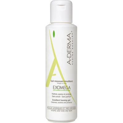 ADERMA Измиващ гел за тяло за атопична кожа , A-Derma Exomega Emollient Foaming Gel 500ml