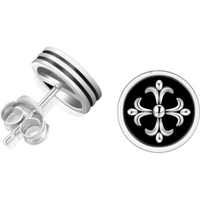 DELIS Стерлингово сребро 925, jw1417, модел звезда, обеци с родиево покритие (jw1417)