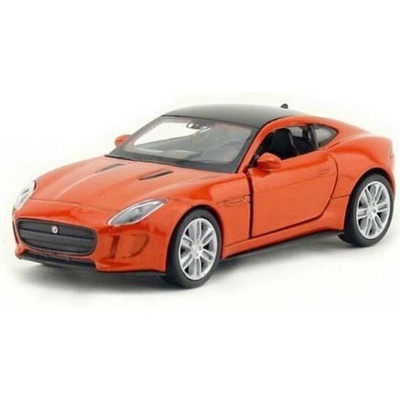 Welly Jaguar F-Type Coupe Oranžový 1:34-39