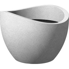 Scheurich Květináč Wave Globe 50 cm Stony Grey