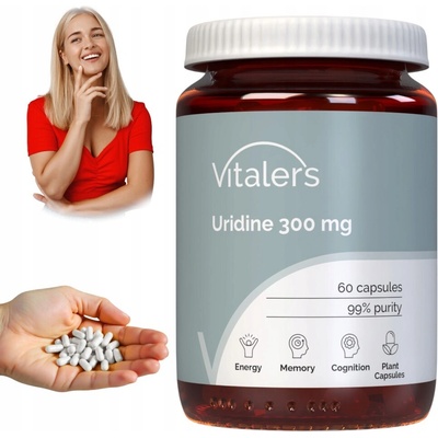 Vitaler's Uridin uridin 300 mg uridin monofosfát UMP 60 kapslí
