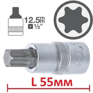 Bgs technic; ks tools; jbm Къс torx l55мм на вложка 1/2"