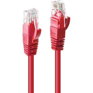 Lindy Пач кабел LINDY 48039, U/UTP, Cat. 6, 20m, червен (48039)